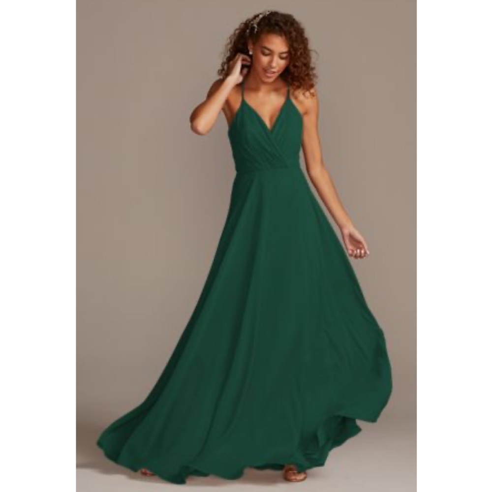 Bridesmaid dress. Gorgeous, elegant, ideal for any weather. Color JUNIPER